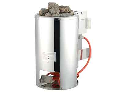 سخان ساونا صغير بالبخار كهربائي 3.6 كيلو وات مع وحدة تحكم خارجية