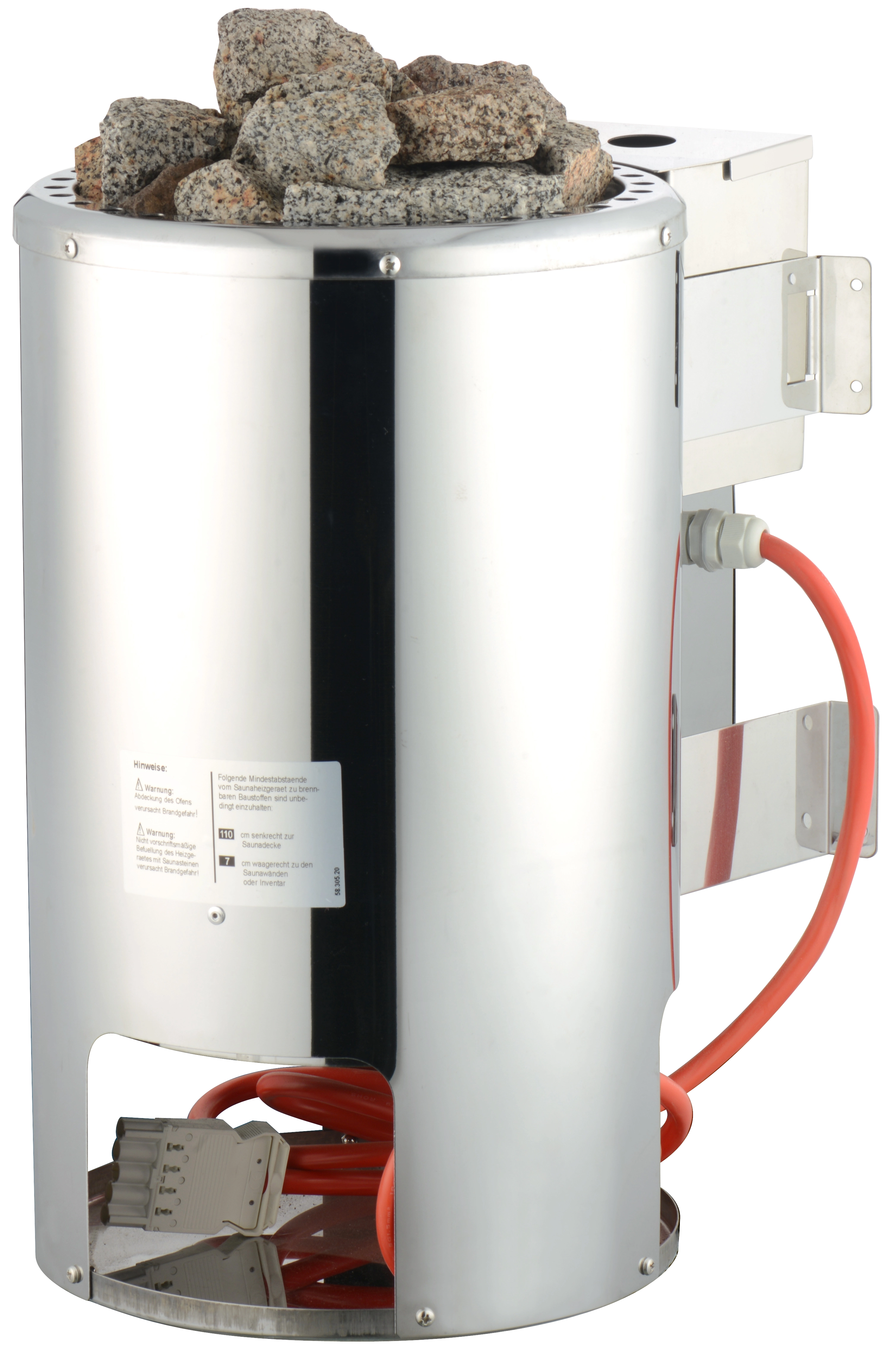 BSD سخان ساونا كهربائي جاف مع وحدة تحكم مدمجة ، 3.6 كيلو وات